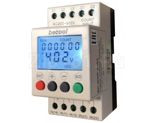 Реле контроля напряжения Becool BC-DVP-3803 Реле контроля напряжения Becool BC-DVP-3803