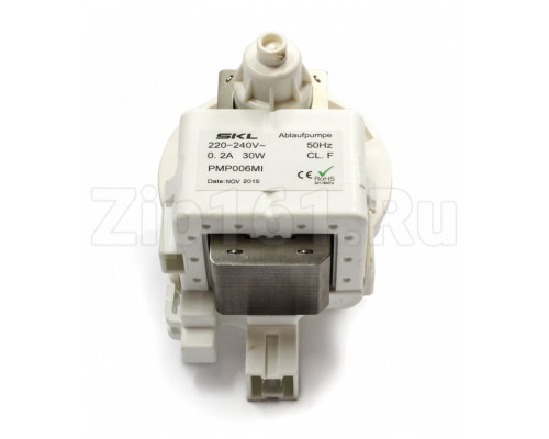 Насос слива Miele 30w (на защелк.4шт клеммы вместе) 6239560 8760859 3788832 Насос слива Miele 30w (на защелк.4шт клеммы вместе) 6239560 8760859 3788832