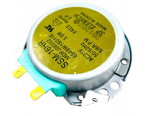 Мотор поддона для СВЧ 21V 3W 5/6 rpm 6549W1S017B Мотор поддона для СВЧ 21V 3W 5/6 rpm 6549W1S017B