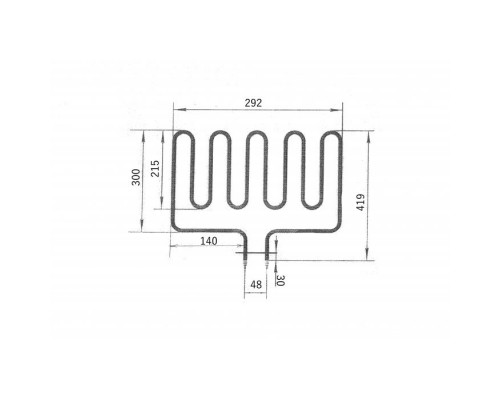 ТЭН для саун HARVIA ZSK-720 3000W 280 А 10/3,0 Т 220