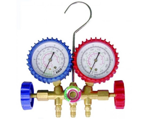 Коллектор 2-х вентильный MG - 03 A (R-12,22,134,404) без шлангов