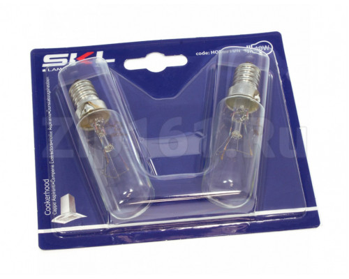 Лампочка для вытяжек универсальная E14 40W 2PCS - SKL Лампочка для вытяжек универсальная E14 40W 2PCS - SKL