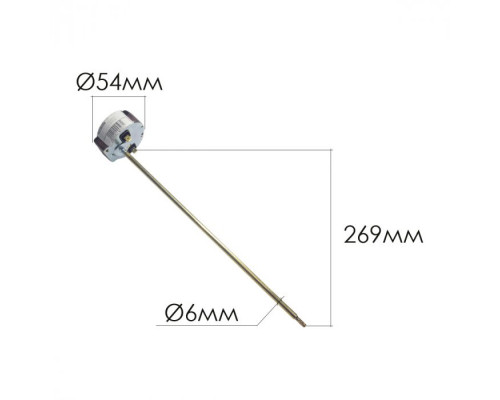 Термостат в/н RTS3 300 65/75°C (16A-250V) круглый с термозащ. Thermowatt t.181385