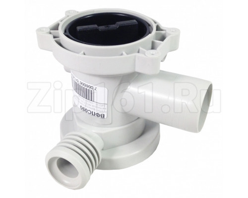 Корпус фильтра помпы Улитка с заглушкой ARISTON, INDESIT - 092264 -145315 -119307 Белая Корпус фильтра помпы Улитка с заглушкой ARISTON, INDESIT - 092264 -145315 -119307 Белая