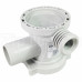 Корпус фильтра помпы Улитка с заглушкой ARISTON, INDESIT - 092264 -145315 -119307 Белая