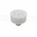 Шестерня мясорубки Moulinex HV2/HV4 белая (D-42/17мм, H-39/19мм, зуб-50 косые, 11-прямые)