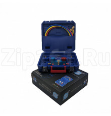 Манометрический коллектор в кейсе DSZH WK-P3602S (68мм,R22,404,134,410) со шлангами