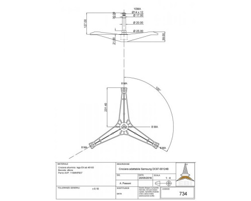 Крестовина барабана стиральной машины DC97-00124B DC97-00124F