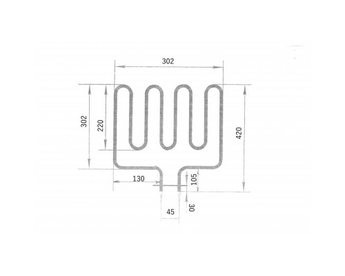 ТЭН для саун HARVIA ZSL-313 2000W 240 А 8/2,0 Т 220