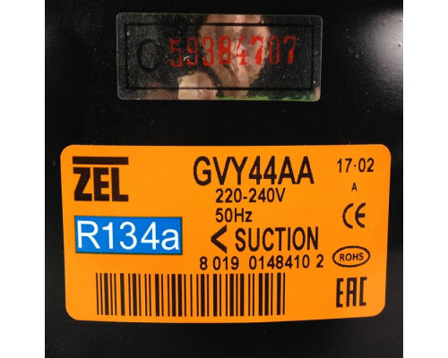 Компрессор ZEL (Zanussi Electrolux) GVY 44 AA (R-134, -23,3, 129 Вт)