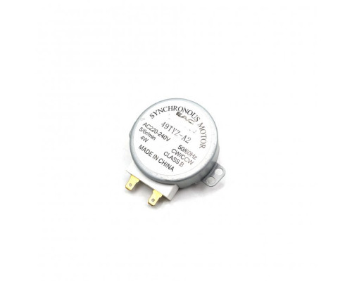 Мотор вращения тарелки СВЧ MA0913W 49TYZ-A2 220/240V, 50/60Hz, 4W, 5/6rpm H=13mm