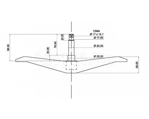 Крестовина барабана для стиральной машины DC97-11292A cod758 Крестовина барабана для стиральной машины DC97-11292A cod758