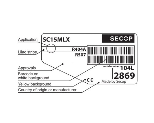 Компрессор Secop SC 15 MLX (R-404) (W при +7,2° 2338Вт) среднетемпературный