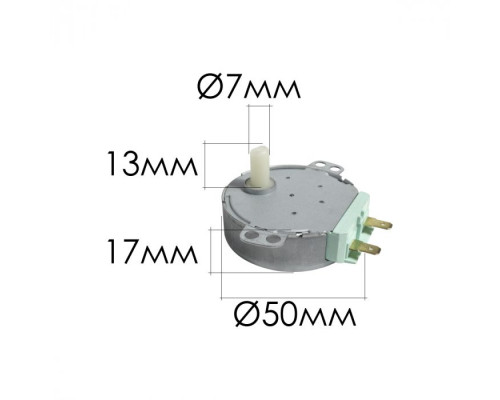 Мотор поддона для микроволновых СВЧ печей 21V / 3W / 5-6 RPM DE31-10154D