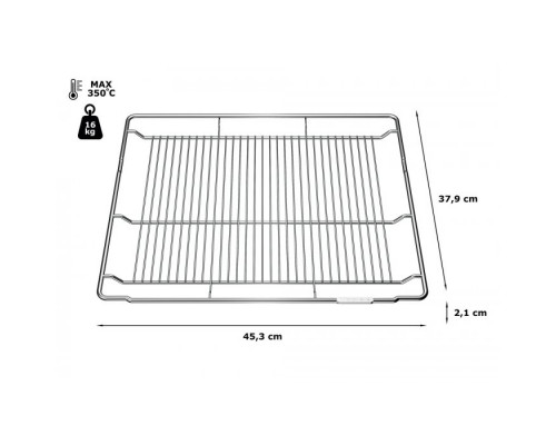 Комбинированная решётка для духового шкафа 00577584