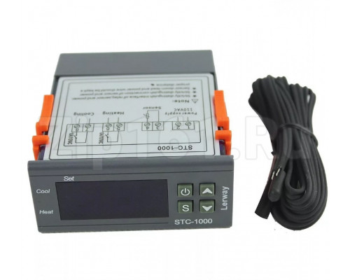 Программируемый контроллер 1 датчика 220V STC-1000 Программируемый контроллер 1 датчика 220V STC-1000