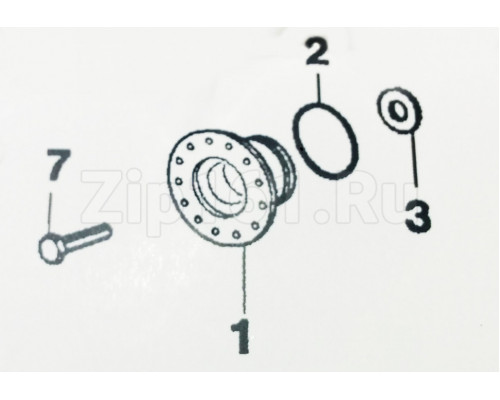Суппорт Electrolux-Zanussi под 203 подшипник, с противоположной стороны шкива, 4071430963 cod098 Суппорт Electrolux-Zanussi под 203 подшипник, с противоположной стороны шкива, 4071430963 cod098