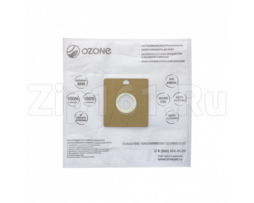 Мешки 12шт + 2 микрофильтра Ozone для пылесосов XXL-03 Мешки 12шт + 2 микрофильтра Ozone для пылесосов XXL-03