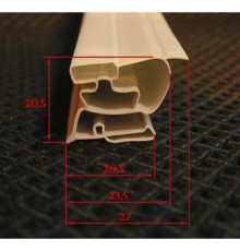 Уплотнитель 1110 * 650 мм для холодильника Daewoo Вид профиля СТ