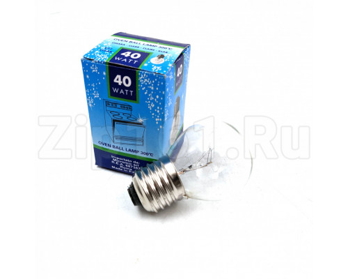 Лампочка духовки E27 40W 300* Лампочка духовки E27 40W 300*