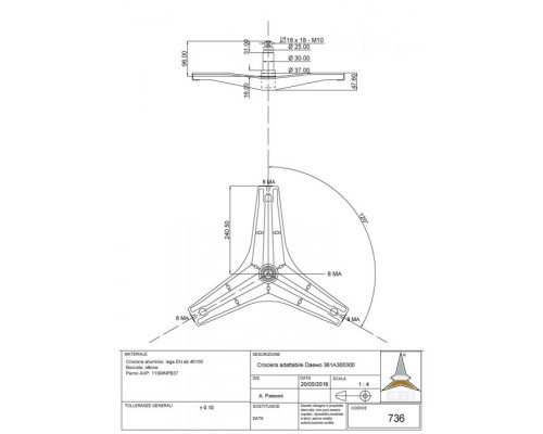 Крестовина барабана СМА DAEWOO DWD-F1013 361A300500 361A300300 4093536