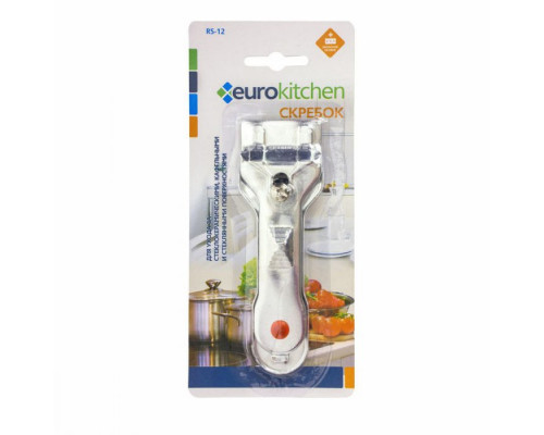 Скребок для чистки стеклокерамики, серебристый Eurokitchen RS-12