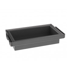 ALPHALUX Aiden Выдвижная корзина в базу 600 мм, 564х430х140 (ШхГхВ), экокожа, темно-серый