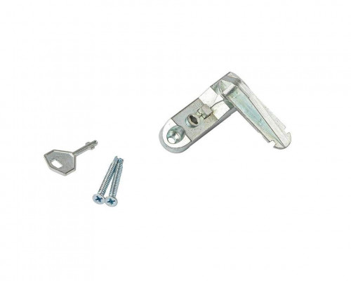 Блокиратор открывания окна INTERNIKA флажковый с ключом белый RAL 9016 (ZIP пакет)