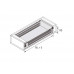 Боковины Firmax с роликовыми направляющими, H=86 мм, L=400мм, серый RAL7004, (4 части) 1 ком.