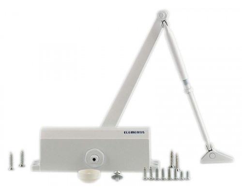 Доводчик Elementis 604, EN4 Белый RAL9016