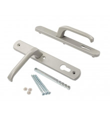 Гарнитур нажимной подпружиненный 35/92 серебристый RAL9006