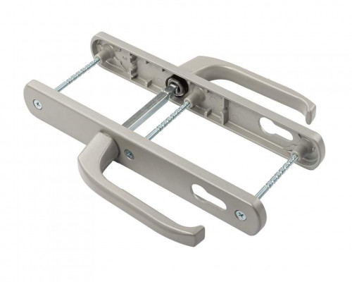 Гарнитур нажимной подпружиненный 35/92 серебристый RAL9006