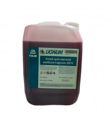 Клей для мягкой мебели Lignum 2011, красный, канистра 11 кг