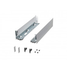 Комплект боковин ALPHALUX высота 95,5мм (low), длина 350 мм (L/R, крепления фасада, заглушки) для ящика CRYSTAL, белый