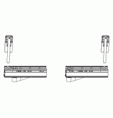 Комплект кареток SKB-S/SE, левый