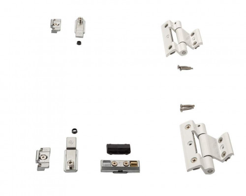 Комплект поворотный без ручки, Европаз V.01, V.02, белый