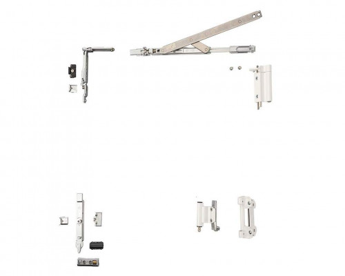 Комплект поворотно-откидной без ручки, Европаз V.01, V.02, 495-935, белый