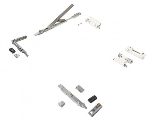 Комплект поворотно-откидной без ручки, Европаз V.01, V.02, 495-935, белый