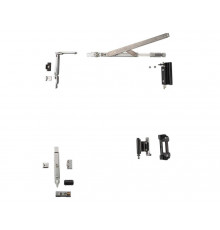 Комплект поворотно-откидной без ручки, Европаз V.01, V.02, 495-935, черный