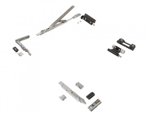 Комплект поворотно-откидной без ручки, Европаз V.01, V.02, 495-935, черный