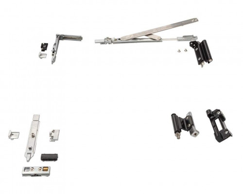 Комплект поворотно-откидной без ручки, Европаз V.01, V.02, 495-935, черный