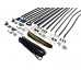 Комплект створок FLEX TST 2000(Ш)x2500(В) мм (часть для сборки, в покраску не отправлять, необходима комплектация артикулом DOR2175A), для заполнений - стекло, 8 мм, стеклопакет 22 мм, без стекла, 80