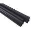 Комплект створок FLEX для двустворчатой двери 2000(Ш)х2500(В) мм (часть для сборки, в покраску не отправлять, необходима комплектация артикулом DOR2075A), для заполнений - стекло, 8 мм, стеклопакет 22 мм, без стекла, 8020217)