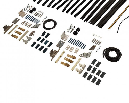 Комплект створок FLEX для двустворчатой двери 3000(Ш)х2500(В) мм (часть для сборки, в покраску не отправлять, необходима комплектация артикулом DOR9027A), для заполнений - стекло, 8 мм, стеклопакет 2