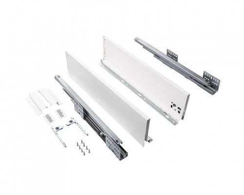 Комплект ящика Firmax Smartline, длина 300 мм, высота 199 мм, Push-to-Open, белый Комплект ящика Firmax Smartline, длина 300 мм, высота 199 мм, Push-to-Open, белый