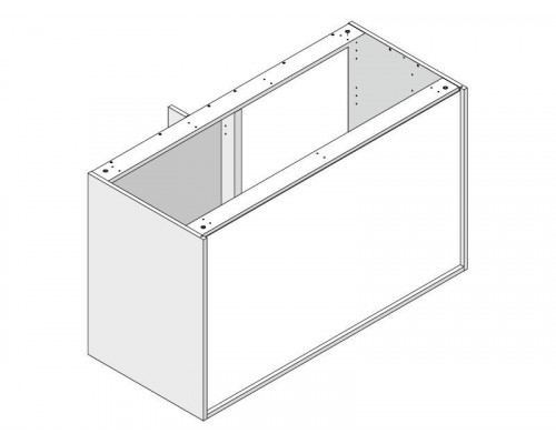Корпус напольный 1010*53*72 угловой, 1 полка