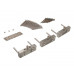 Крепеж петли створки Patio FOLD Alu (3 штуки), штифт 40 мм, 765866