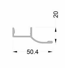 Крышка дренажная ALUMARK 6.0 RAL9016