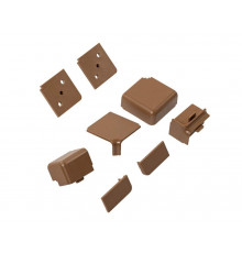 К-т заглушек КВАДРО Д какао (15)