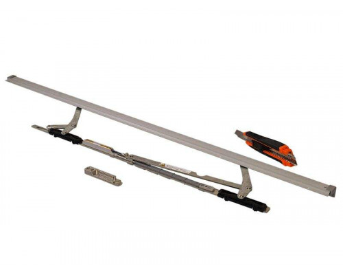 Ножницы+направляющая на створке Internika SP 750-900 левый, серебро